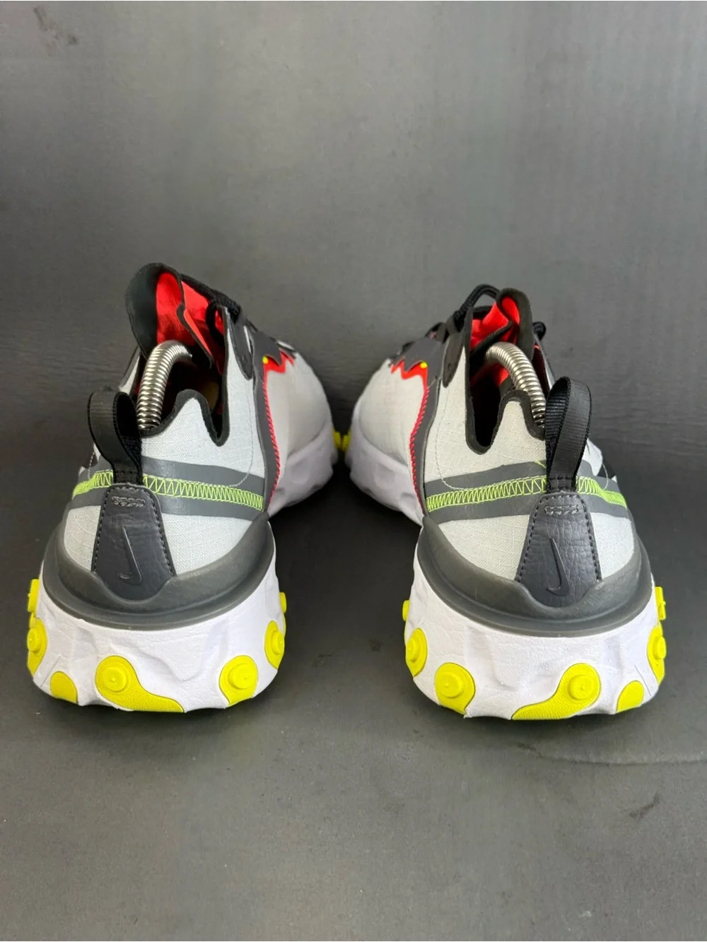 Nike React Element 55 SE 'Platinum Crimson' athletic sneaker shoes mens 11.5